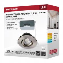 Watt Led Direct Wire Downlight Gimbaled Inch Cct Selectable