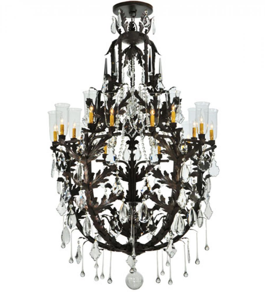 48"W French Baroque 16 LT Chandelier