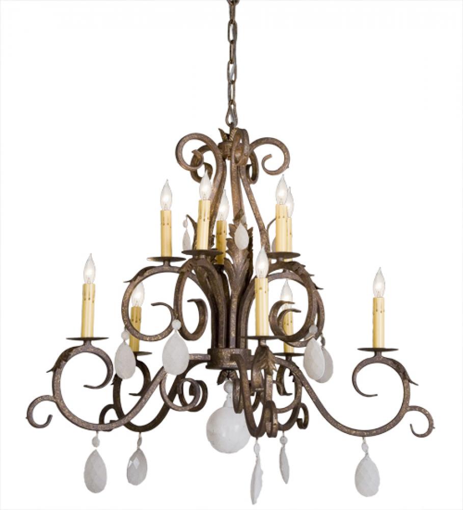 32" Wide Anassa 10 Light Chandelier