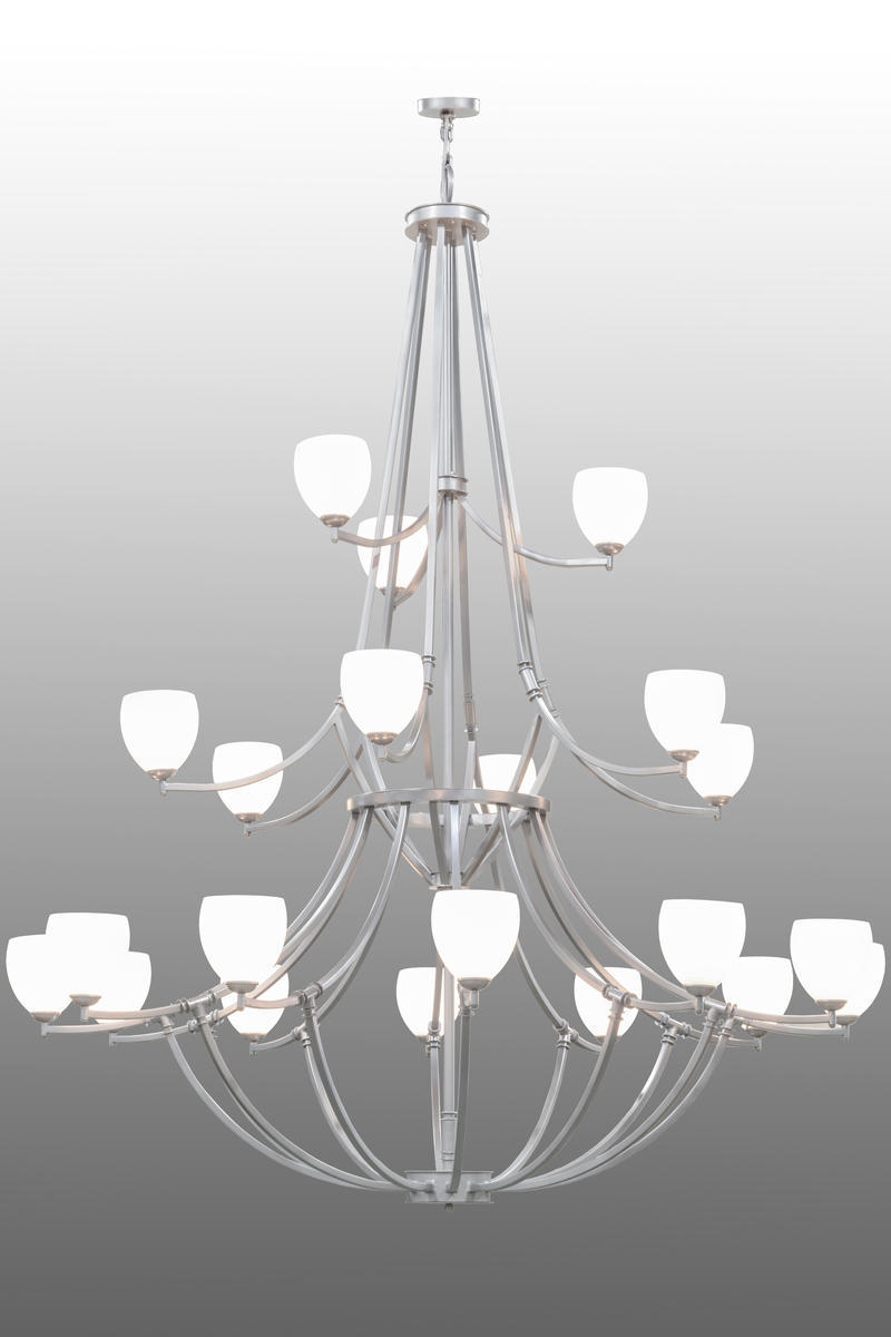 84"W Everett 21 LT Three Tier Chandelier