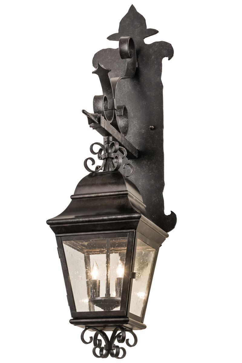 9" Wide Monaco Lantern Wall Sconce