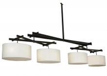 2nd Avenue Designs White 115756 - 177"W Solaris 4 LT Oblong Pendant