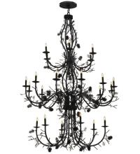 2nd Avenue Designs White 119768 - 60"W Pinecone 24 LT Chandelier