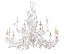 2nd Avenue Designs White 120409 - 60" Wide Le Printemps 15 Light Chandelier