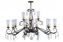 2nd Avenue Designs White 124143 - 62" Long Windsor 14 Light Oblong Chandelier