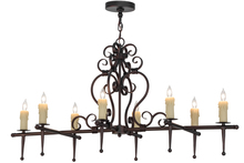 2nd Avenue Designs White 154026 - 48"L Monica 8 LT Oblong Chandelier