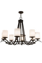 2nd Avenue Designs White 157920 - 48" Wide Octavia 8 Light Chandelier