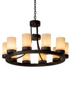 2nd Avenue Designs White 167453 - 36"W Loxley Chandelier