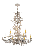 2nd Avenue Designs White 167974 - 36" Wide Le Printemps 9 Light Chandelier