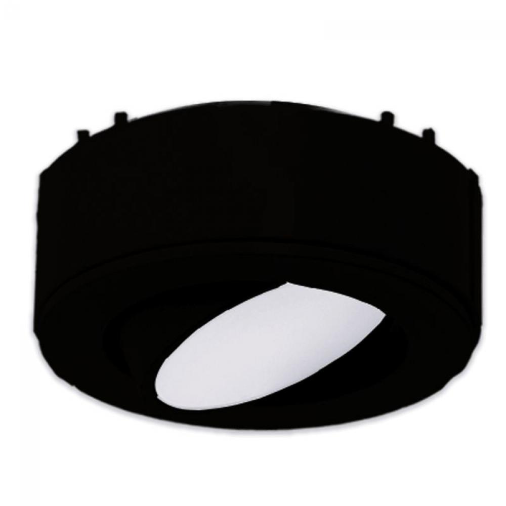 12V ADJ. SLIM PUCK LIGHT, ETL, 5000K, BLACK