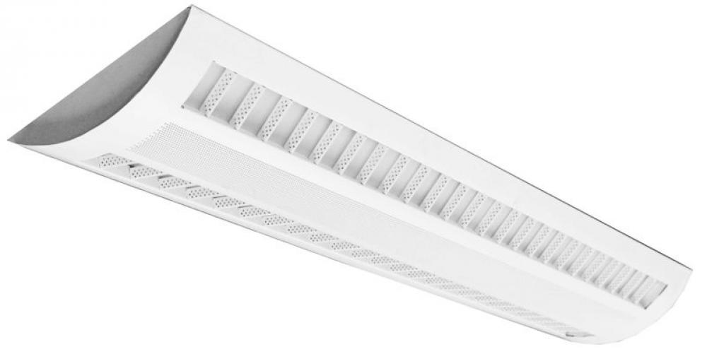 LED SUSPENDED 2/3 LOUVER & PERF. CENTER BASKET LIGHT (UP/DOWN)