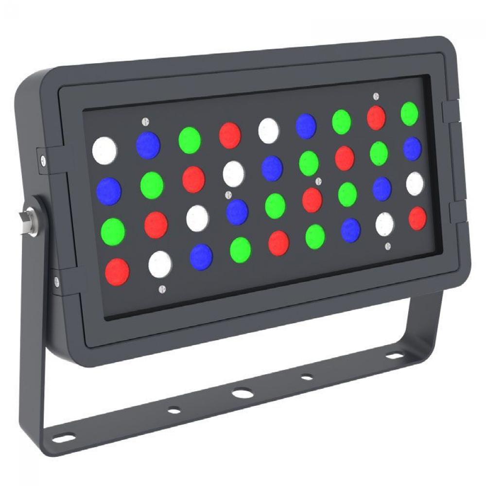 K 96W RGBW Black Square Flood Light