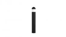 Westgate MFG C1 BOL-44-R-C-F-MCTP-BK - BOLLARD 44in ROUND FLAT TOP ADJ. 12-22W 30/40/50K, BLACK