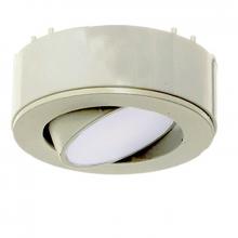 Westgate MFG C1 PL120ADJ-30K-BN - 120V ADJ. SLIM PUCK LIGHT, ETL, 3000K, BRUSHED NICKEL