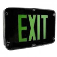 Westgate MFG C1 XTN4X-1GB - NEMA 4X RATED LED EXIT SIGN, SINGLE FACE, GREEN BLACK