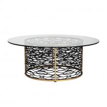 Varaluz 348TC46HGCB - Kato Coffee Table - Havana Gold/Carbon