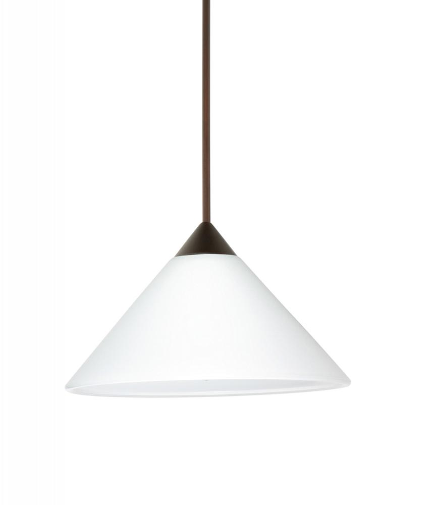 Besa Pendant Kona Bronze White 1x5W LED