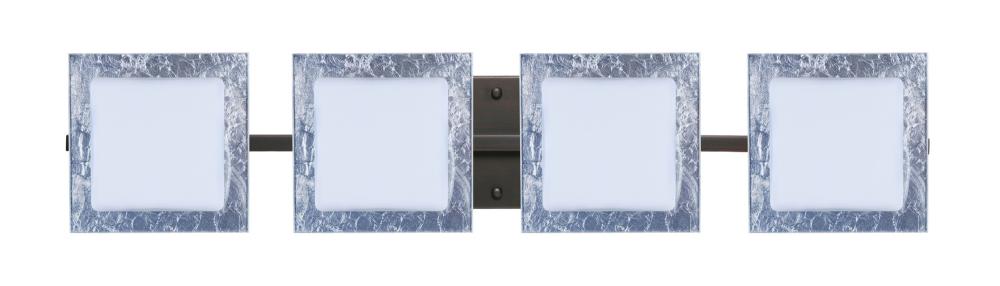 Besa Wall Alex Bronze Opal/Silver Foil 4x5W LED