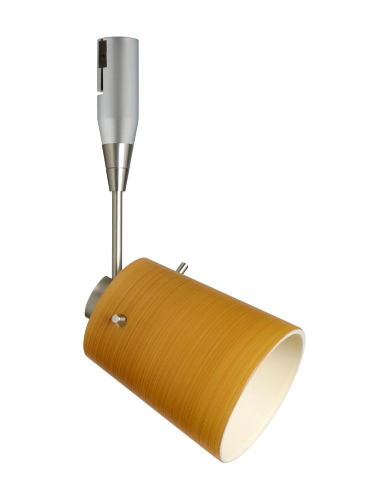 Besa Spotlight With 6" Stem Tammi 3 Satin Nickel Oak 1x50W Halogen Mr16