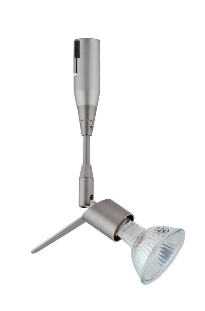 Besa Spotlight With 12" Stem Tipster Satin Nickel 1x50W Halogen Mr16