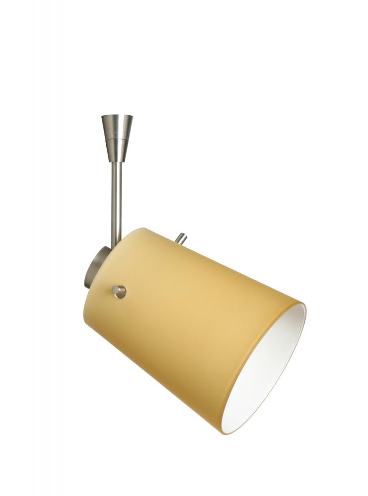 Besa Spotlight With 12" Stem Tammi 3 Satin Nickel Vanilla Matte 1x50W Halogen Mr16