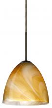 Besa Lighting 1JC-4470HN-LED-BR - Besa Vila LED Pendant Honey Bronze 1x9W LED