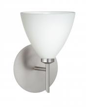 Besa Lighting 1SW-177907-SN - Besa Wall Mia Satin Nickel Opal Matte 1x40W G9