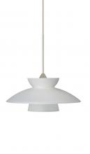 Besa Lighting 1XC-271825-LED-SN - Besa Pendant Trilo 7 Satin Nickel Frost 1x5W LED