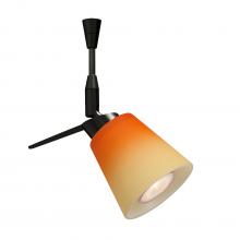 Besa Lighting SP-5042OP-LED-BK - Besa Spotlight Canto 3 Black Bicolor Orange/Pina 1x3W LED