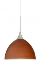 Besa Lighting X-4679CH-SN - Besa Pendant For Multiport Canopy Brella Satin Nickel Cherry 1x50W Halogen