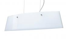 Besa Lighting LS3-445406-SN - Besa Pendant Silhouette 28 Satin Nickel Opal Glossy 3x40W G9