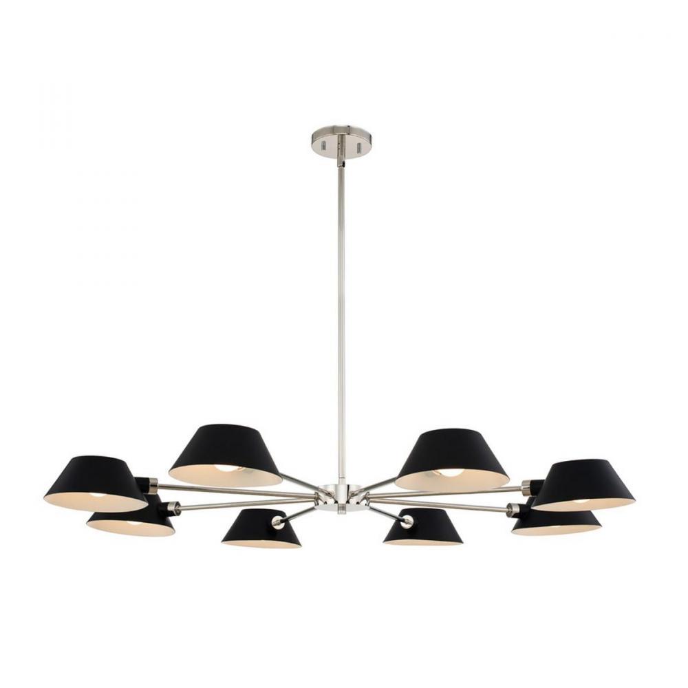 Bruno 8 Light Chandelier