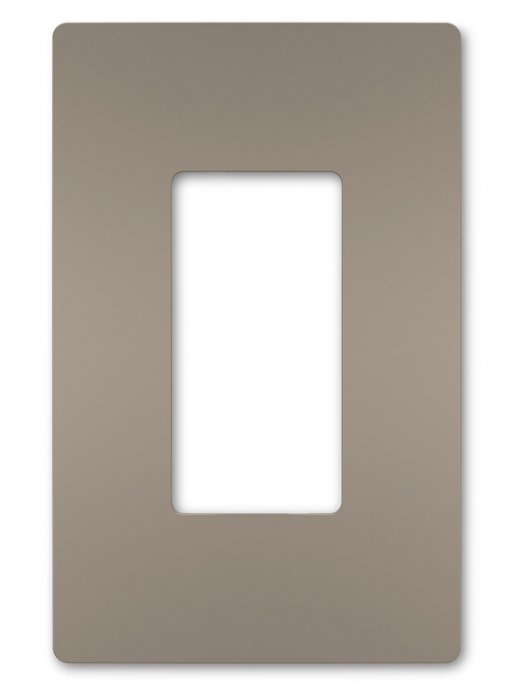 radiant? One-Gang Screwless Wall Plate, Nickel