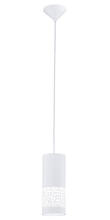 Eglo 91414A - 1 LT Mini Pendant With White Finish 100W A19 Bulb