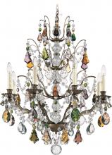 Schonbek 1870 5771-22H - Bordeaux 8 Light 120V Chandelier in Heirloom Gold with Heritage Handcut Crystal