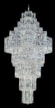 Schonbek 1870 2727-40O - Equinoxe 63 Light 120V Pendant in Polished Silver with Optic Crystal