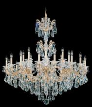 Schonbek 1870 5013-23S - La Scala 24 Light 120V Chandelier in Etruscan Gold with Clear Crystals from Swarovski