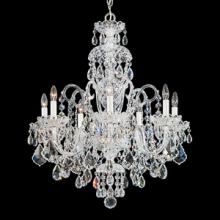 Schonbek 1870 6811-211S - Olde World 7 Light 110V Chandelier in Rich Auerelia Gold with Clear Crystals From Swarovski®