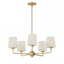 Maxim 12095SWSBR - Bristol-Single-Tier Chandelier