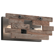 Kichler 44230AVI - Cuyahoga Mill™ 2 Light Wall Sconce Anvil Iron