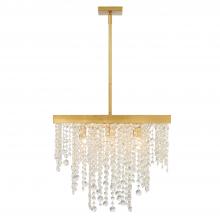 Crystorama WIN-618-GA-CL-MWP - Winham 8 Light Antique Gold Chandelier