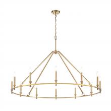 DVI DVP37145BR - Carisbrooke 50" Chandelier, Brass