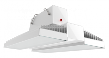 RAB Lighting RAIL150N/LC/E - HIBAY 19281 LUMENS RAIL 150W 4000K LED 120V-277V LIGHTCLOUD CONTROLLER BATTERY BACKUP WHITE/ALUMIN