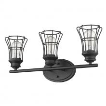 Acclaim Lighting IN41282BK - Piers 3-Light Matte Black Vanity