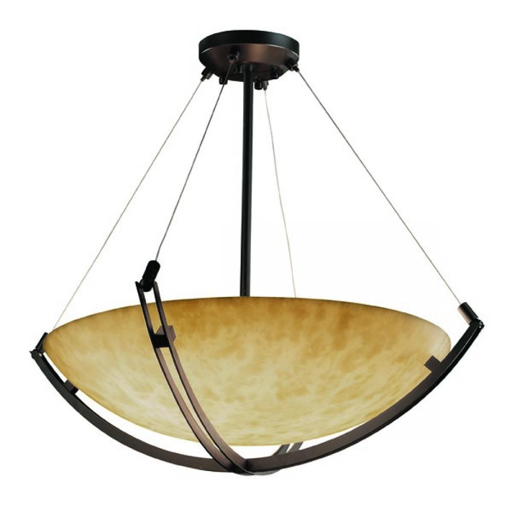 48" Pendant Bowl w/ Crossbar