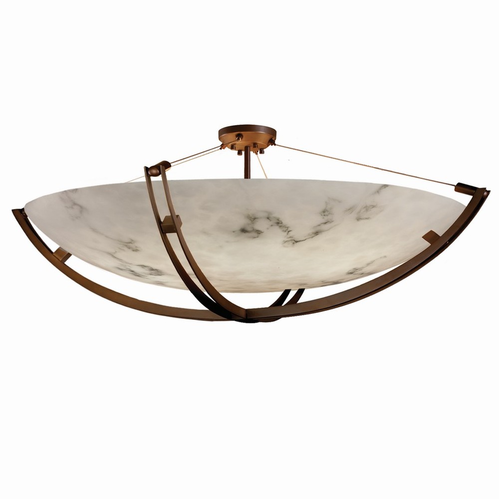 60" Semi-Flush Bowl w/ Crossbar