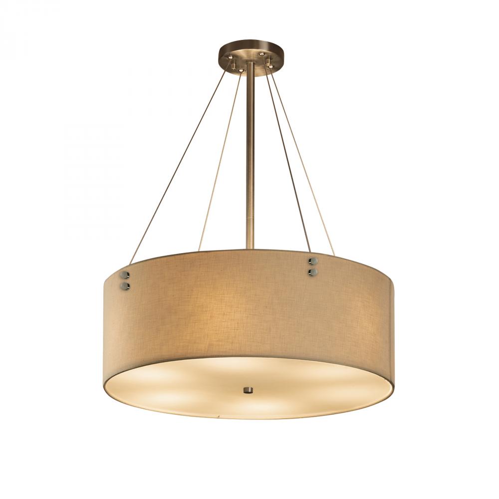 Finials 24" LED Drum Pendant