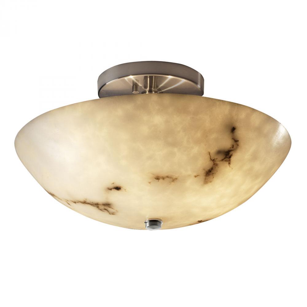 14" LED Semi-Flush Bowl