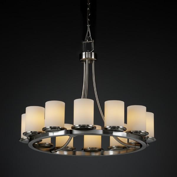 Dakota 12-Light Ring Chandelier (Short)