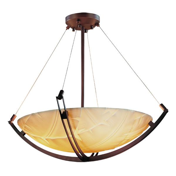 24" LED Pendant Bowl w/ Crossbar